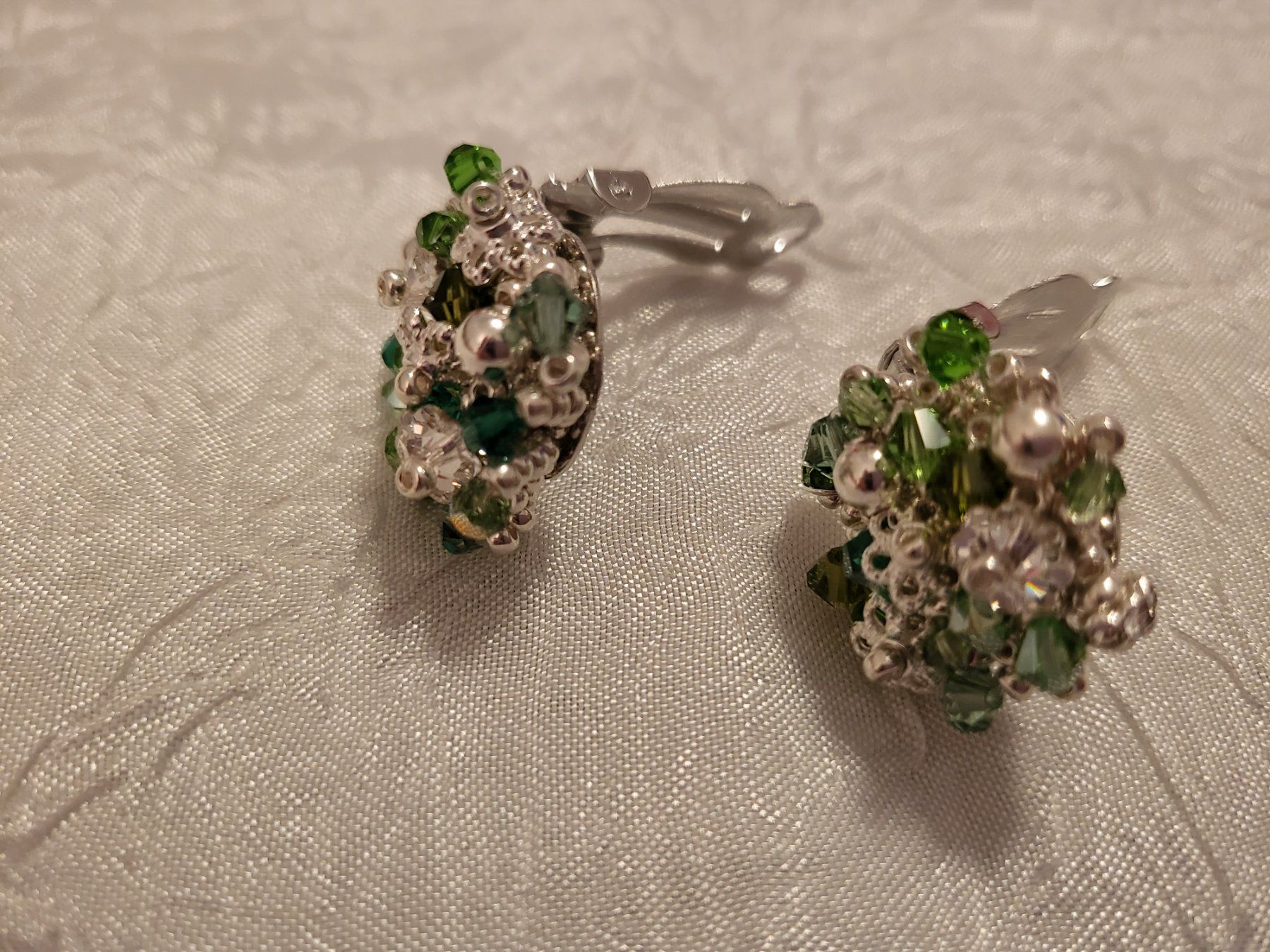 Ohrringe & -stecker: Handgemachte ohrclips aus swarovski perlen – Neu (gemäss Beschreibung) aus Dietikon von Eleda 2