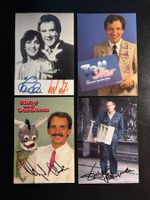 Autogrammkarten mit Original-Signatur