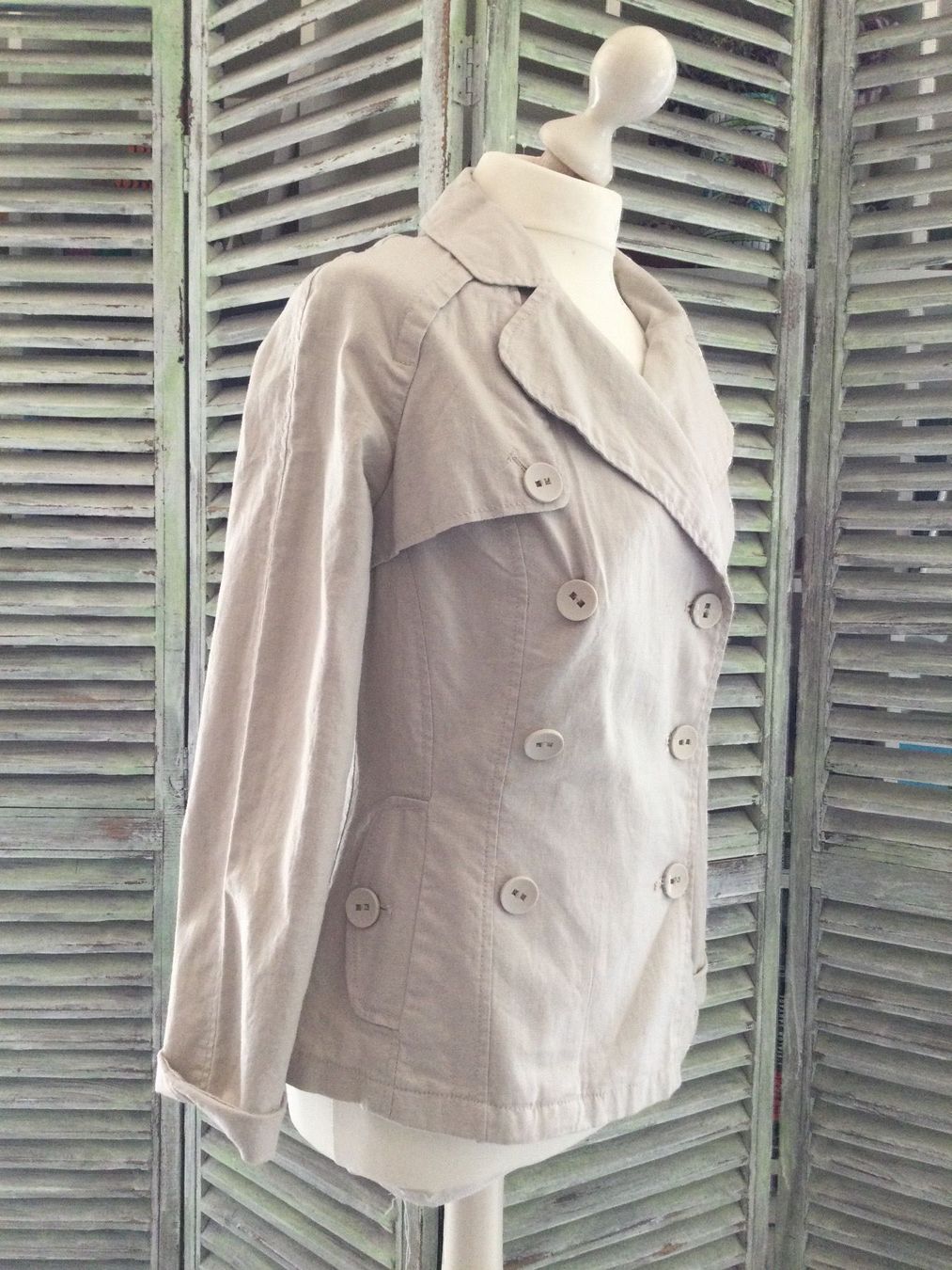 Giacche: Veste beige clair 55% lin NEUF – Nuovo e nell'imballaggio originale da Agiez venduto da chouchanelle 4