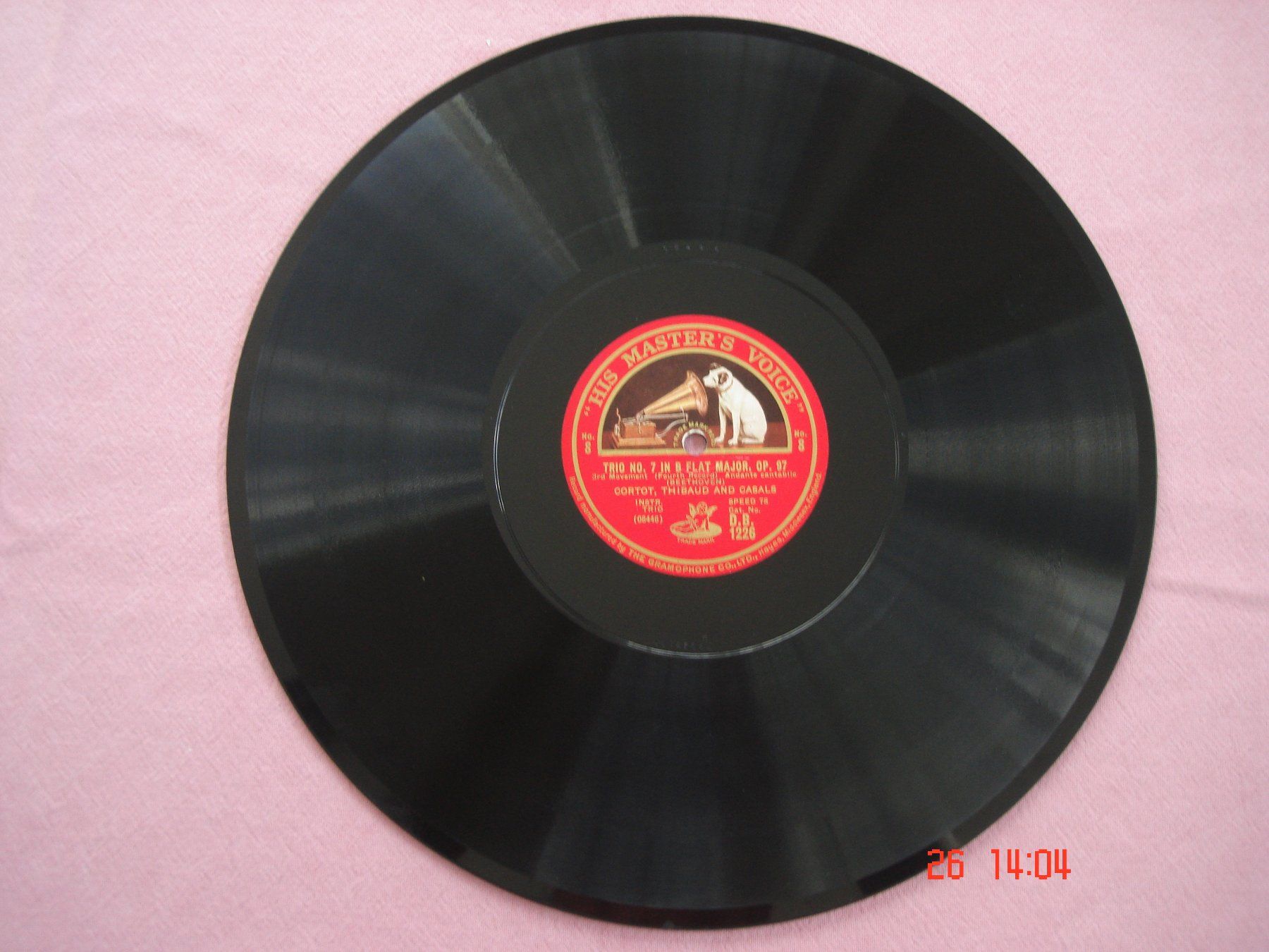 Schallplatten: Schellackplattenalbum Beethoven Trio Nr.7 B-Dur Op.97 – Gebraucht aus Aeschi SO von abi1951 8