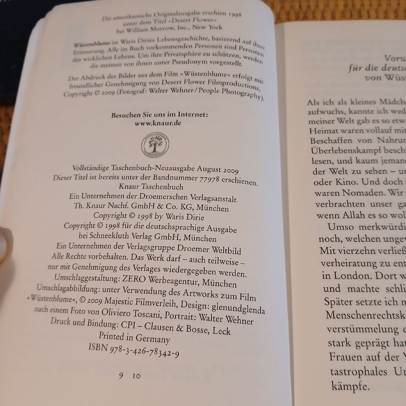 Libri: Wüstenblume von Waris Dirie  – Usato da Wädenswil venduto da LeTroedel 1
