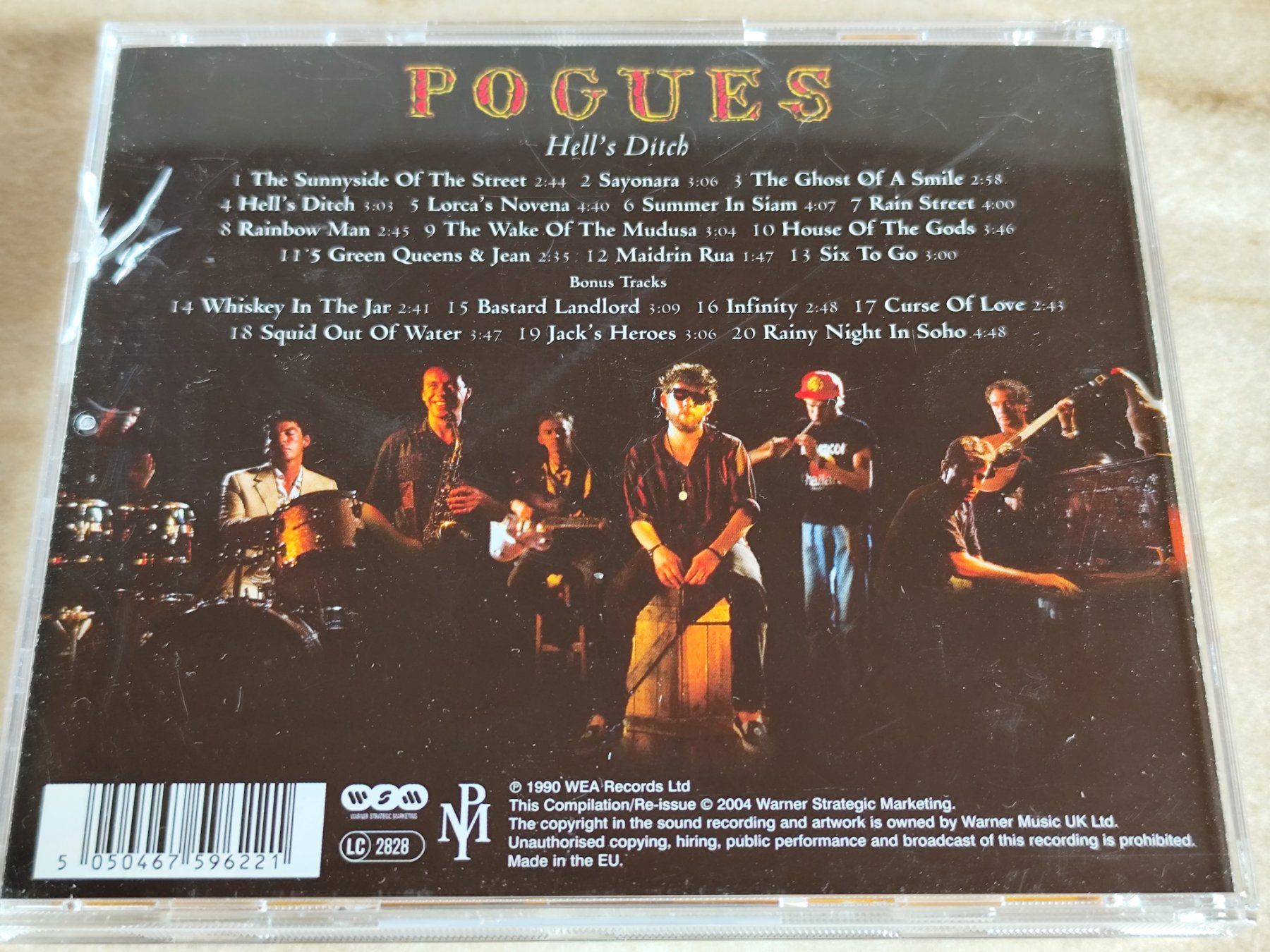CD: POGUES - HELL'S DITCH - WEA Records Ltd. - Compilation 2004 – Usato da Ermenswil venduto da easyric 3