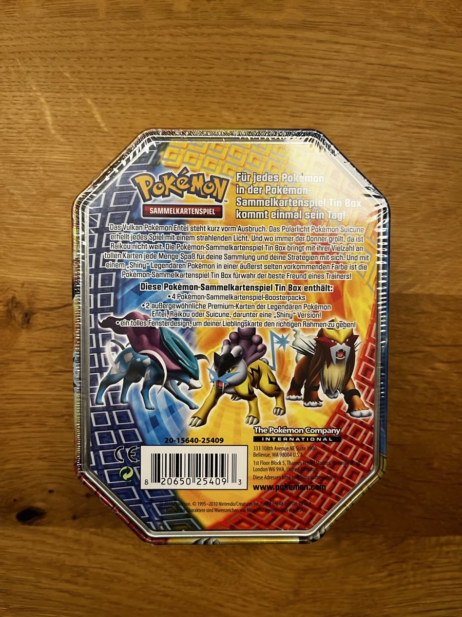 Pokémon Sammelbilder & Trading cards: 2010 Entei Tin-Box – Neu (gemäss Beschreibung) aus Zürich von noe_h8gd 1