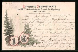Präge-Lithographie Vögelinsegg, 500ste