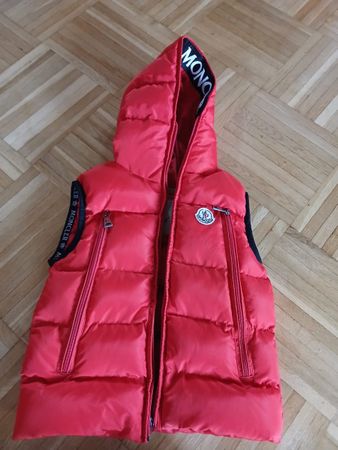Moncler Daunenweste Kinder rot Grösse 5-6 Jahre
