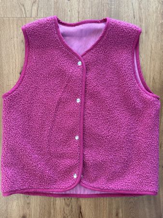 Teddy Weste pink