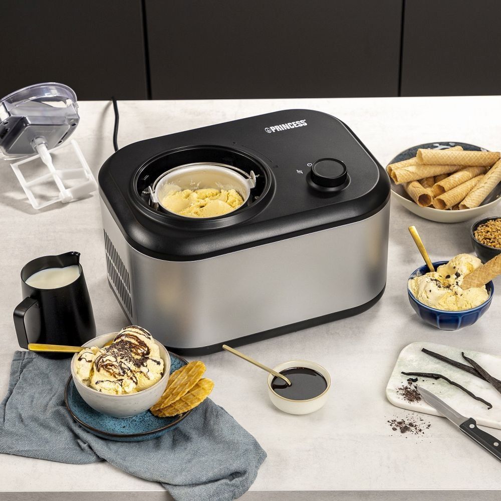Elettrodomestici da cucina: Eiscrememaschine 1,0L  - Integrie. Kompressor - 01.282608.01 – Usato da Opfikon venduto da Trodat5430 4