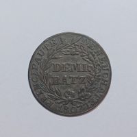 1/2 (Demi) Batzen 1807 Neuenburg