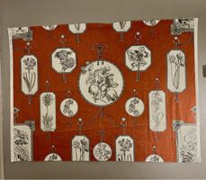 Tissu coton PIERRE FREY, peint au cadre, décoration