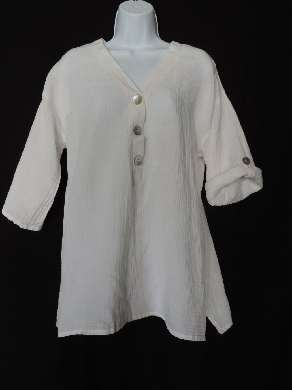 Blusen: chemisier blanc Blanc du Nil – Gebraucht aus Genève von Axelle333 1