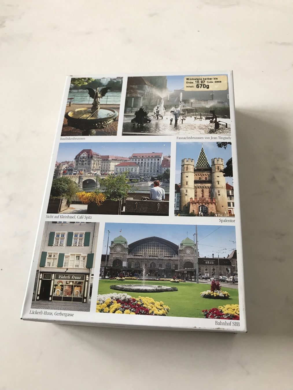 Altro in Decorazioni & Accessori: BLECHDOSE "BASLER LECKERLI" vom LAECKERLIHUUS BASEL – Usato da Hugelshofen venduto da seagull 1