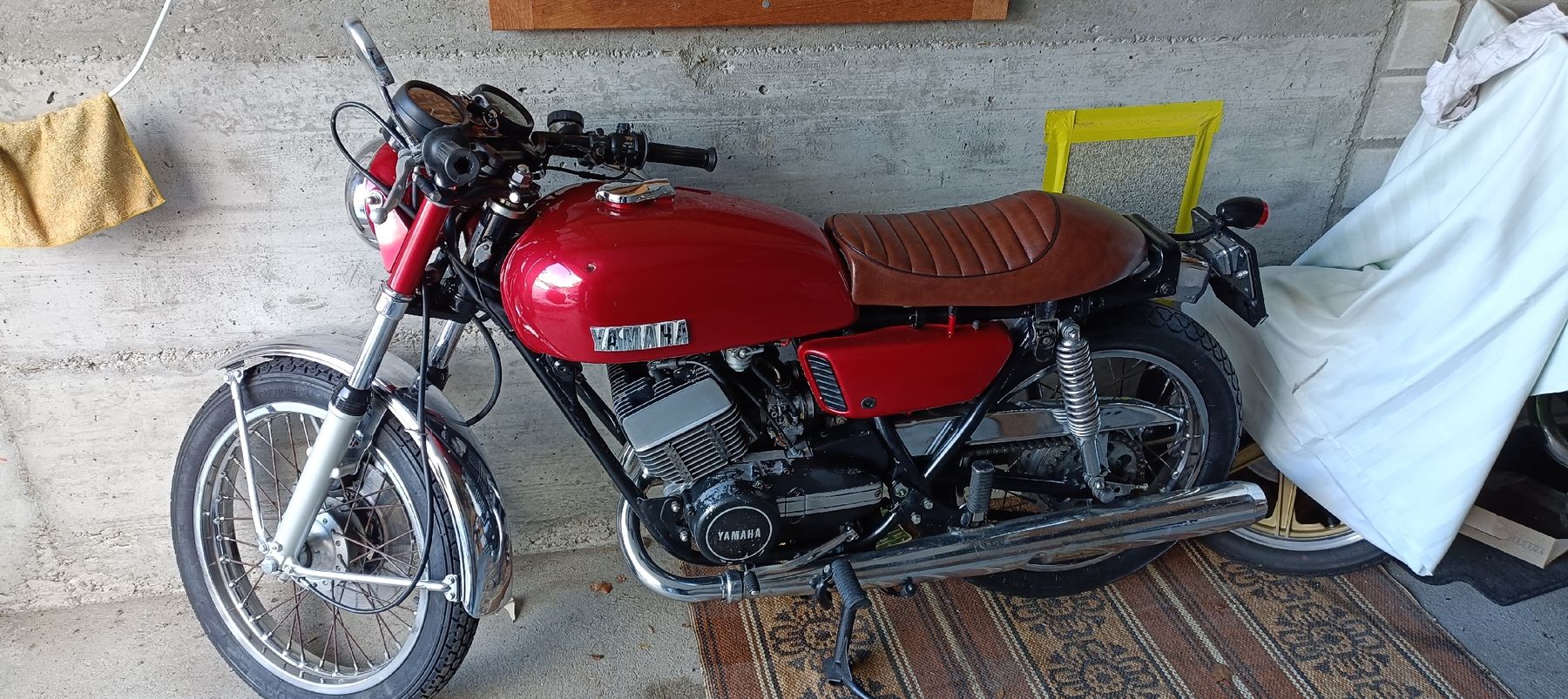Yamaha Route: Yamaha RD 250 Modell 352 von 73 – Défectueux à Flühli LU par magicax
