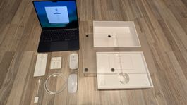 MacBook Air 13" M2 8/256 GB – wie neu, Magic Mouse & Incase
