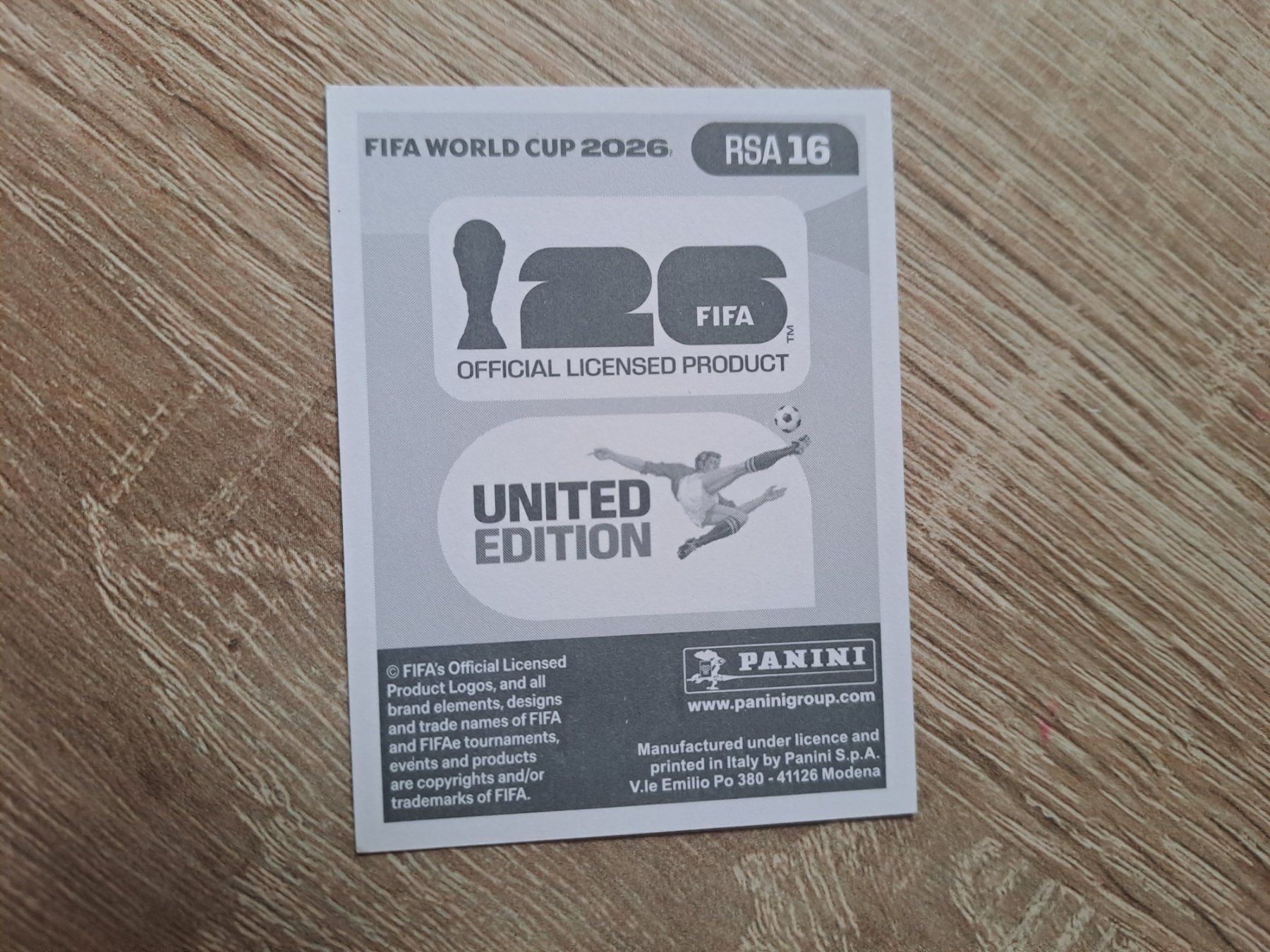 Fifa Carte collezionabili: RSA 16 – Nuovo (secondo la descrizione) da Pratteln venduto da olliw 1