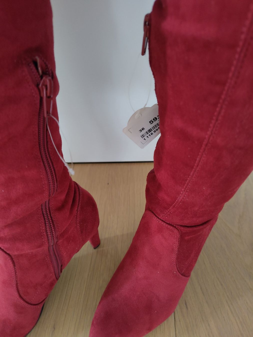 Scarpe da donna: Rote Overknees Gr.36, NEU – Nuovo e nell'imballaggio originale da Baden venduto da shinifin 2