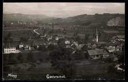 AK Ganterschwil, Ortsansicht mit Kirche