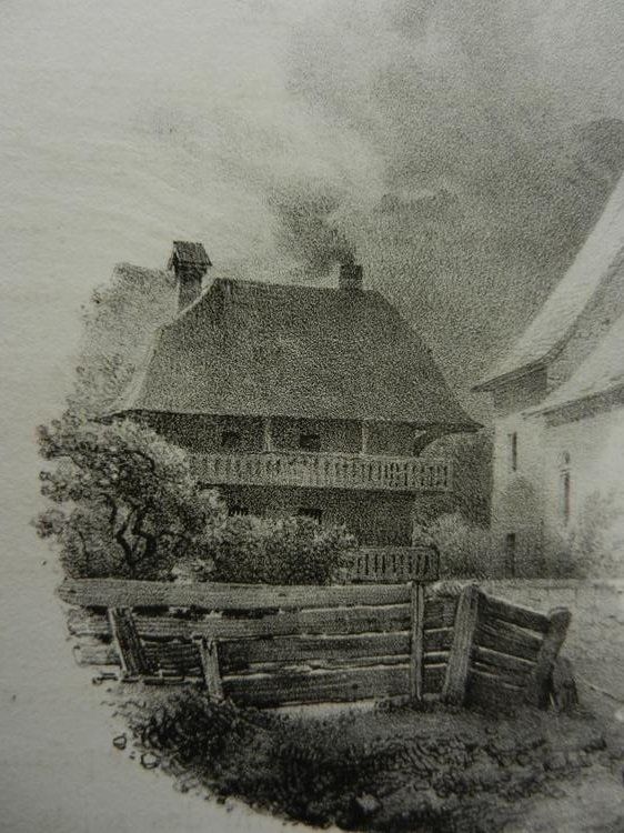 Stiche: Eglis de Scherzlingen Lithographie Engelmann – Gebraucht aus Risch von Antikfee 3