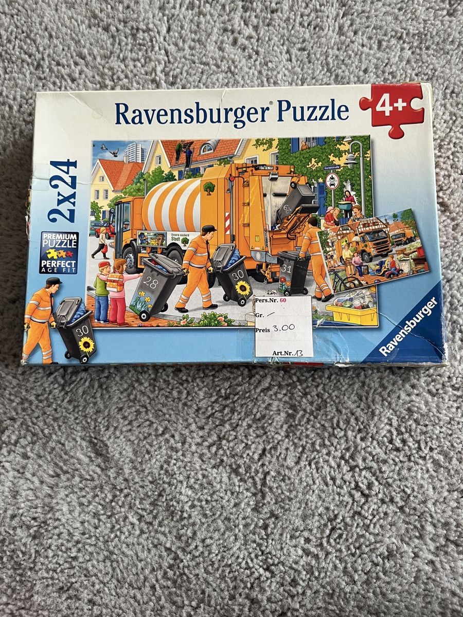 Ravensburger Puzzle: Müllabfuhr Puzzle – Usato da Wiesendangen venduto da s_n_fcg8