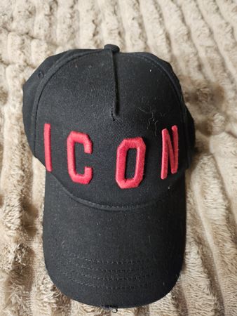 Casquette noire DSQUARED2 ICON rouge taille unique