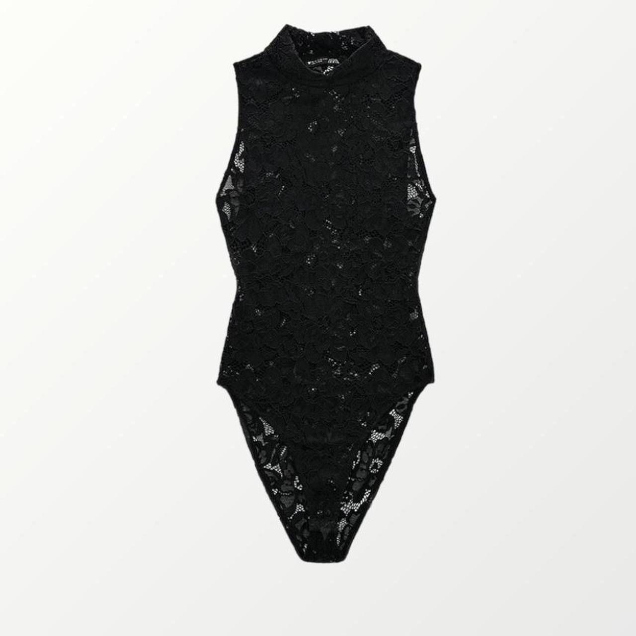 Zara Top: ZARA Spitze Bodysuit – Nuovo e nell'imballaggio originale da Basel venduto da 1moonstar
