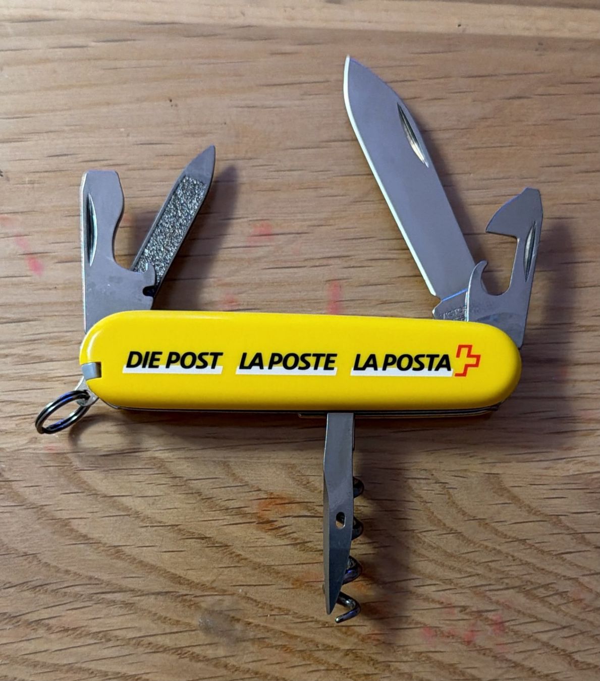 Victorinox Coltelli tascabile: VICTORINOX SACKMESSER DIE POST LA POSTE LA POSTA – Usato da Zürich venduto da Frei-Occasionen