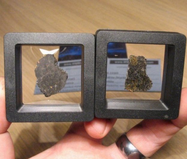 Marsmeteorit UND Mondmeteorit mit 1 Preis 2 seltenste Mets. | Kaufen ...