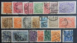 Deutsches Reich Lot mit alten Werten IX