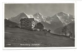 Beatenberg (BE) Aenisbühl - Eiger - Mönch - Jungfrau - 1921