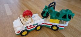 Lego Duplo Octan Set mit Motorrad - 2621- Vintage Spielzeug