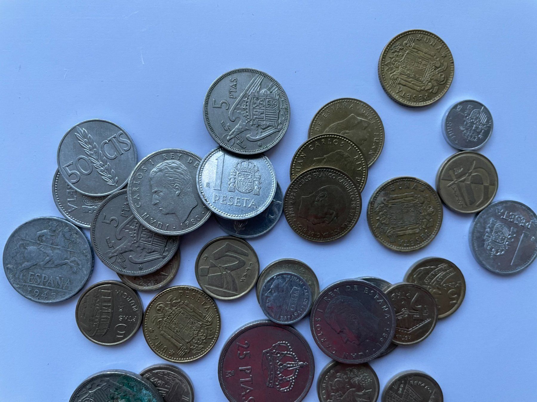 Toutes les monnaies: 112 gr Münzen aus Spanien – D'occasion à Basel par Cynthiasanchez 1
