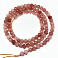 Natürliche Rosa Opal Perlen, 4mm