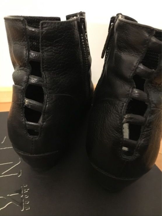 Scarpe da donna: INK - Stiefelette-Ankelboots - schwarz - Echtleder – Nuovo (secondo la descrizione) da Bern venduto da Leppi2 4
