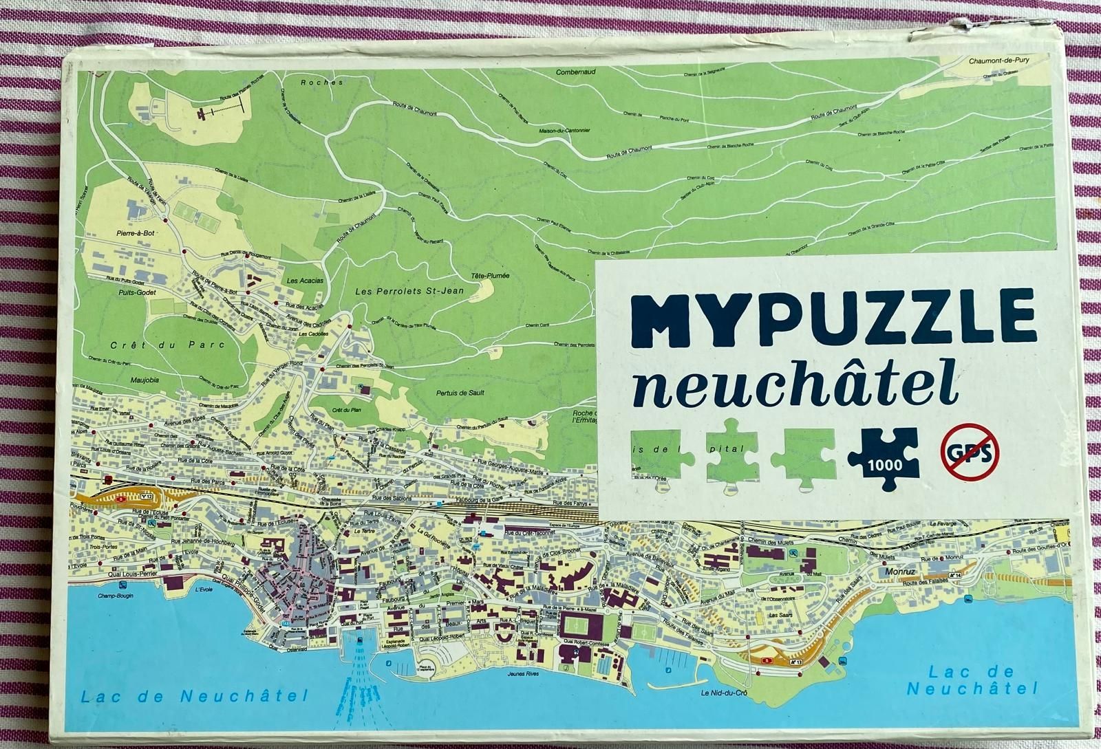 Puzzle: MYPUZZLE Neuchâtel Puzzle 1000 Teile – Usato da Krauchthal venduto da SamsPuce
