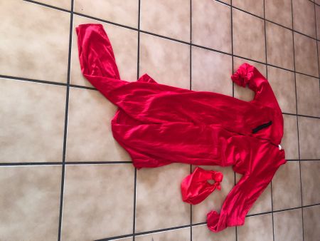Roter Overall