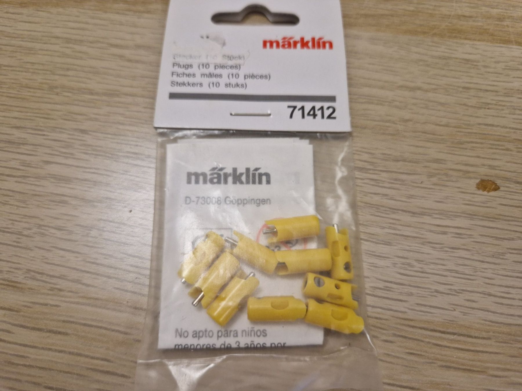 Märklin Modellini di ferrovie: Märklin 71412 Stecker OVP NEU – Nuovo e nell'imballaggio originale da St-Aubin-Sauges venduto da tantome