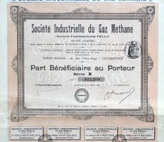 Société Industrielle du Gaz Méthane, Courbevoie - 1909