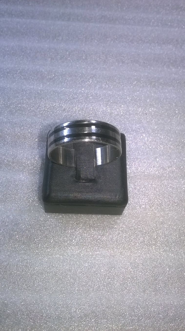 Anelli: RING EDELSTHAL,,,MIT SCHWARZ GEMACHT – Nuovo (secondo la descrizione) da Basel venduto da bijoutrie_4 1
