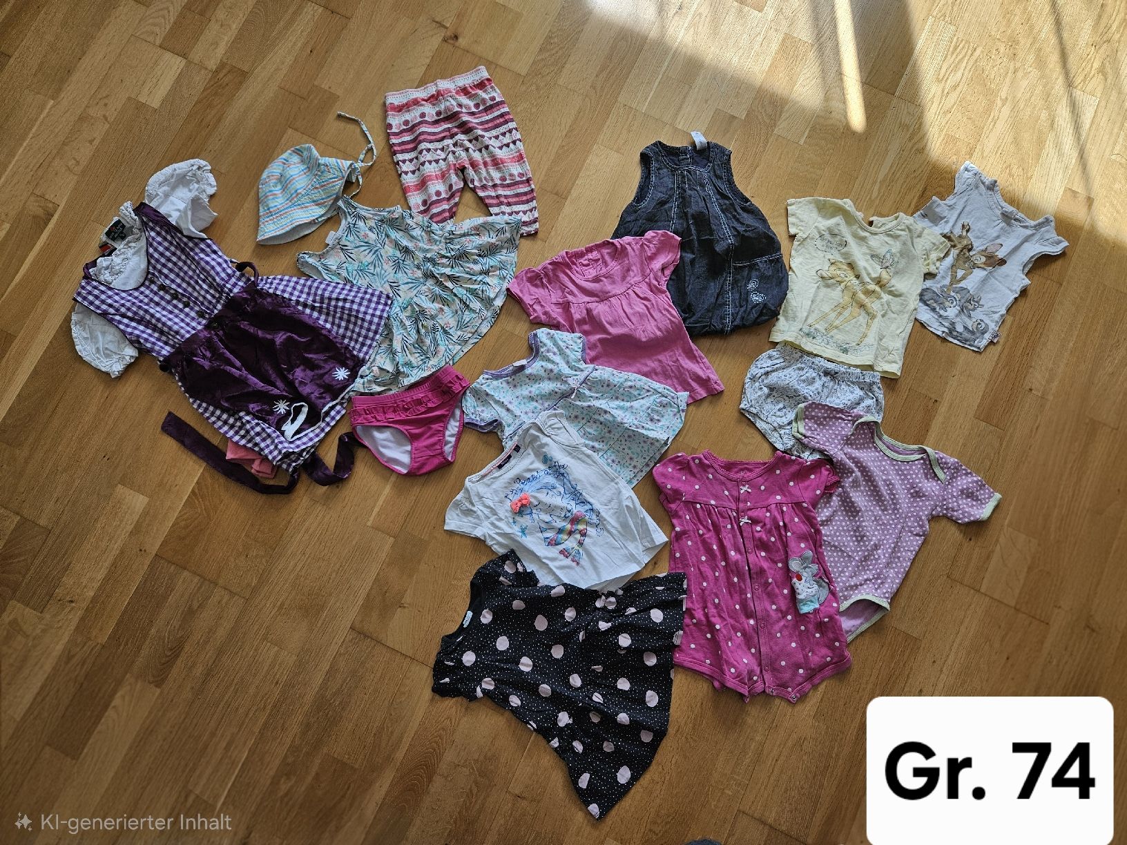 Lotti & Set di vestiti: Kleiderpaket Sommer Mädchen Gr. 74 – Usato da Tenniken venduto da Hansa