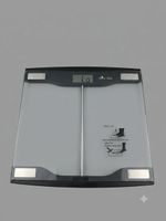 Glass Personal Scale Silver Used - needs a battery