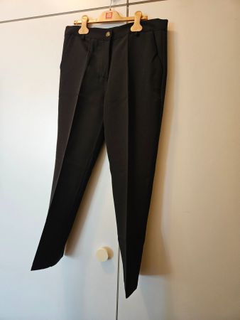 Pantaloni eleganti neri Melitea tg.XL (sintetici)