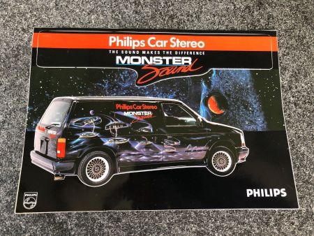 Philips Car Stereo Abziehbild / Sticker