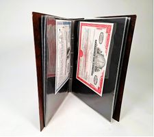 hist. Wertpapiere & Banknoten inkl. Einsteckbuch