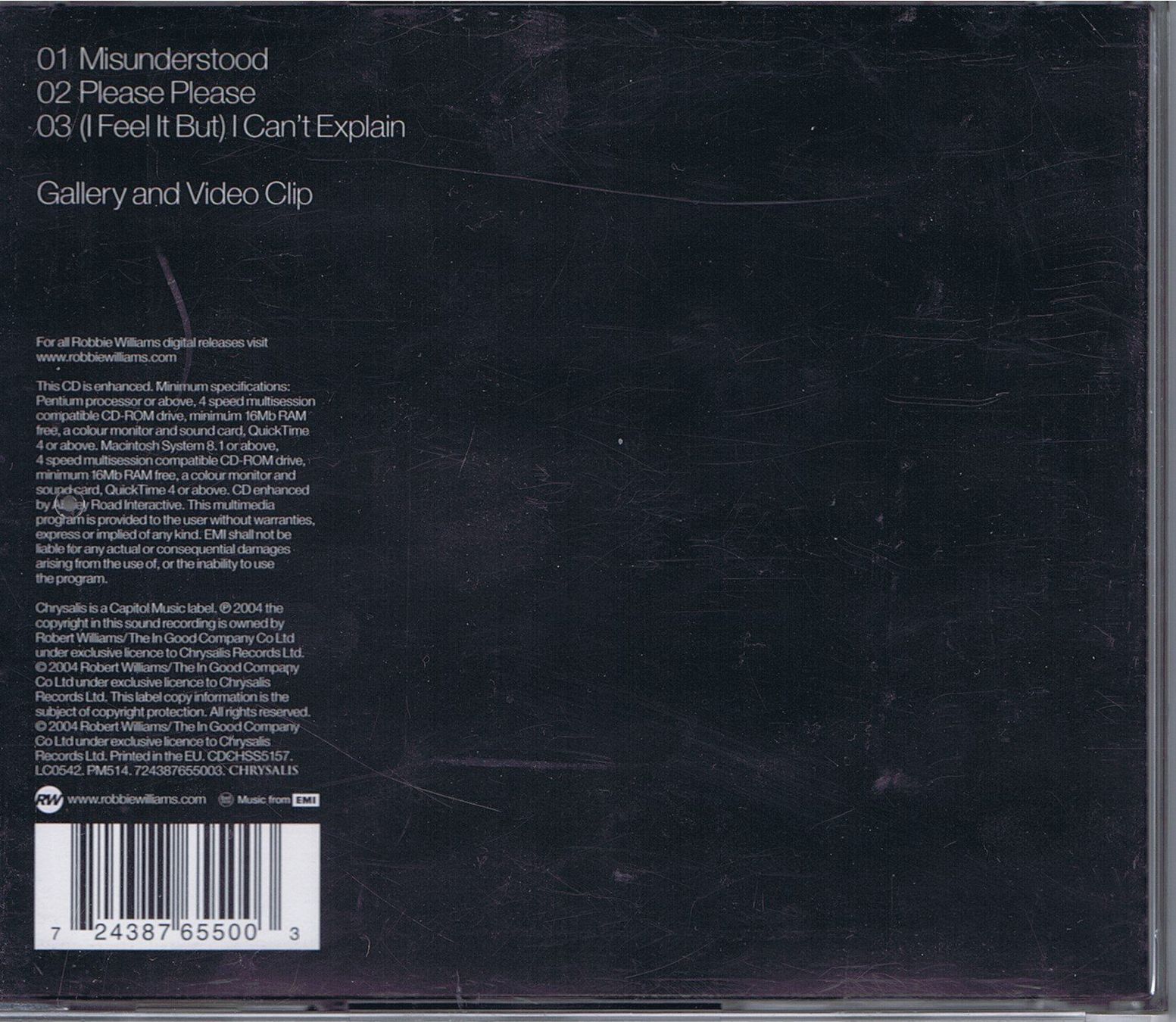 CDs: Robbie Williams / Misunderstood – Gebraucht aus Unterengstringen von Lastchance 1