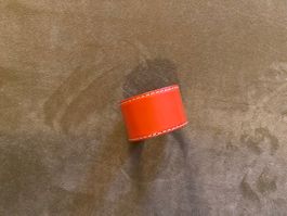 Bracelet cuir rouge