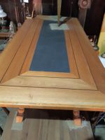 Bündner Schragen Tisch Holz Schiefer 200 x 94 cm