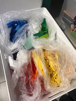 Legos nach Farben sortiert