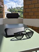 Original Celine CL40169I 01B Sonnenbrille in Schwarz