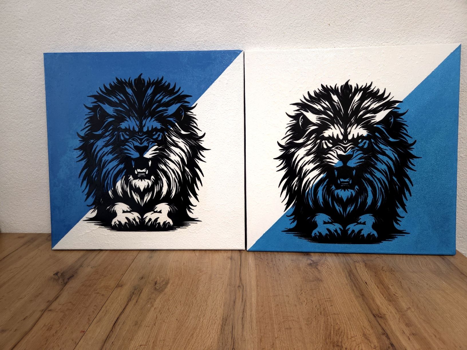Gemälde: 2 x 50x50 Gemälde von mir gemalt – Neu und originalverpackt aus Zürich von Melossoap 6