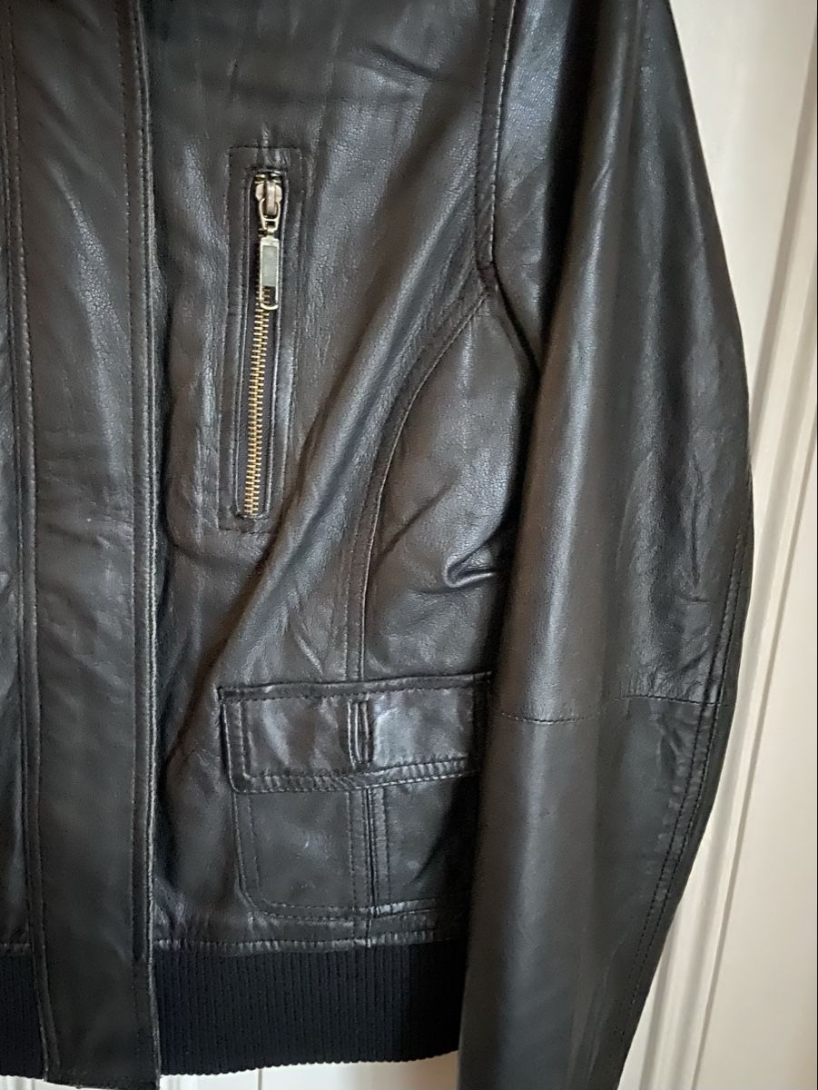 Zara Jacken: Zara Trf Lederjacke schwarz Gr.S – Gebraucht aus Zürich von Unique2400 1