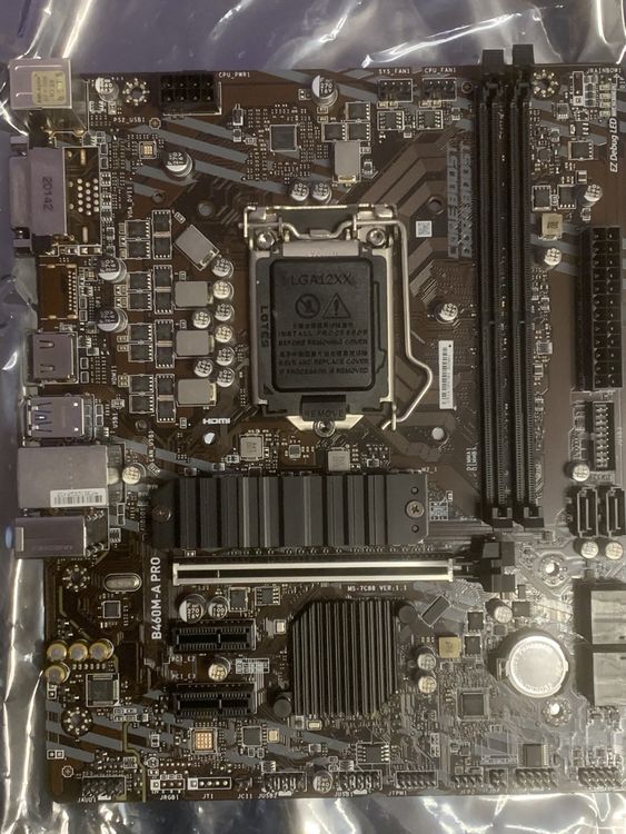 Carte Mère MSI B460M-A PRO – Pour Intel 10e Génération – Ouvert Jamais Utilisé